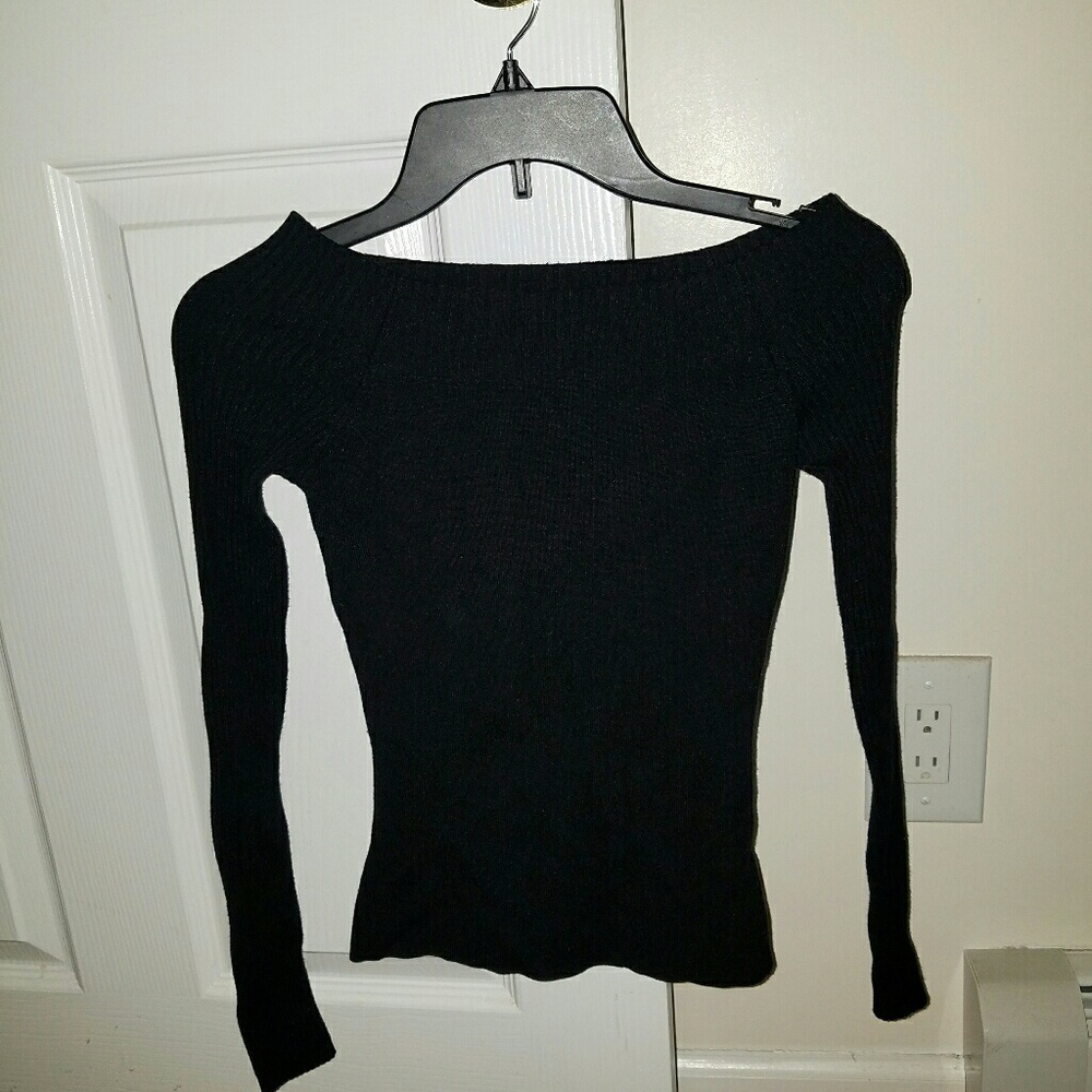 Off shoulder sweater